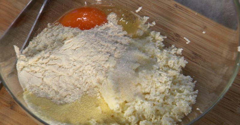 Ленивые вареники с физалисом