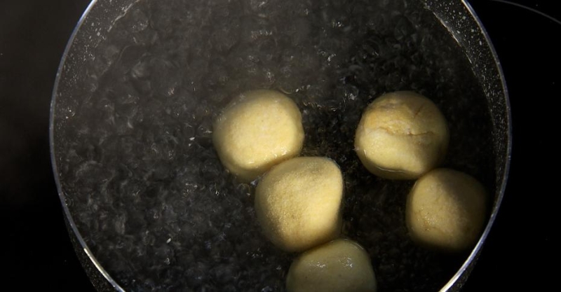 Ленивые вареники с физалисом