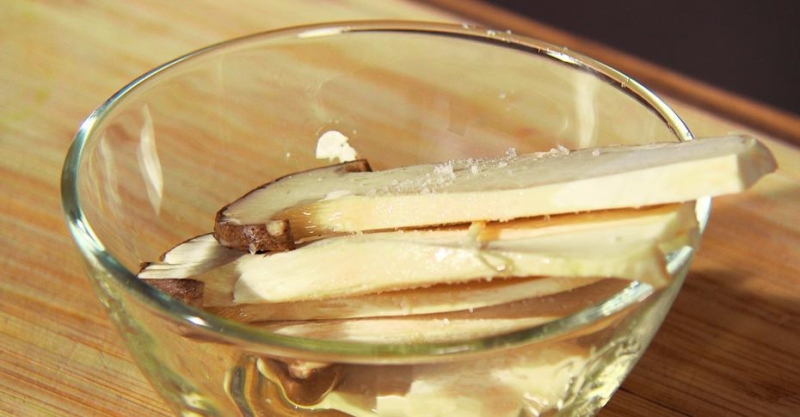 Рамен с грибами эрингами