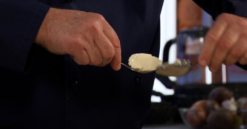 Ленивые вареники с физалисом