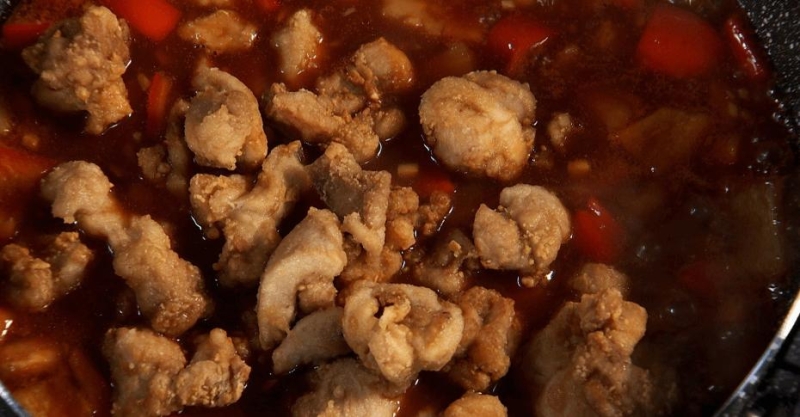 Курица в кисло-сладком соусе