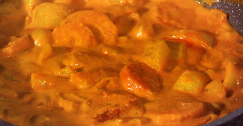 Карри с морепродуктами