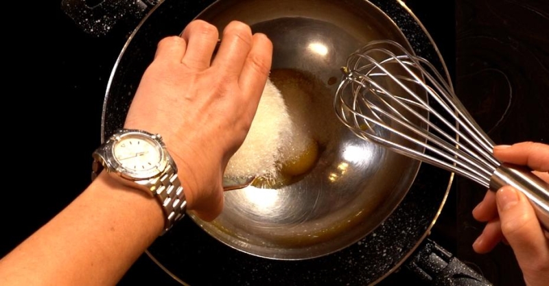 Сабайон с шоколадом